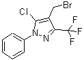 CAS#: 447401-77-6, 4-Bromomethyl-5-Chloro-1-Phenyl-3-Trifluoromethyl-1H-Pyrazole