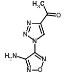 CAS#: 447409-41-8, 1-[1-(4-Amino-1,2,5-Oxadiazol-3-Yl)-1H-1,2,3-Triazol-4-Yl]Ethanone