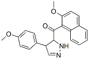 CAS#: 4487-30-3, (2-Methoxy-1-Naphthyl) [4-(4-Methoxyphenyl)-2-Pyrazolin-5-Yl] Ketone
