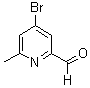 CAS#: 448906-71-6, 4-Bromo-6-Methyl-2-Pyridinecarbaldehyde