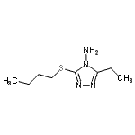 CAS#: 449745-92-0, 3-(Butylsulfanyl)-5-Ethyl-4H-1,2,4-Triazol-4-Amine