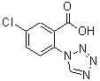 CAS 登录号：449758-26-3， 5-氯-2-(1H-四唑-1-基)苯甲酸