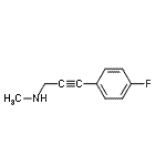 CAS#: 450357-63-8, 3-(4-Fluorophenyl)-N-Methyl-2-Propyn-1-Amine