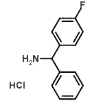 CAS 登录号：451503-41-6， 1-(4-氟苯基)-1-苯基甲胺盐酸盐(1:1)