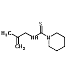 CAS 登录号：452317-74-7， N-(2-甲基-2-丙烯-1-基)-1-哌啶硫代甲酰胺