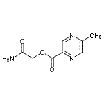 CAS#: 452944-02-4, 2-Amino-2-Oxoethyl 5-Methyl-2-Pyrazinecarboxylate