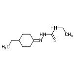 CAS 登录号：453529-60-7， N-乙基-2-(4-乙基环己基亚基)肼基硫代甲酰胺