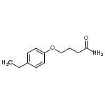 CAS#: 453588-60-8, 4-(4-Ethylphenoxy)Butanamide