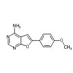 CAS#: 453590-24-4, 6-(4-Methoxyphenyl)Furo[2,3-d]Pyrimidin-4-Amine