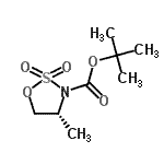 CAS#: 454248-53-4, 2-Methyl-2-Propanyl (4R)-4-Methyl-1,2,3-Oxathiazolidine-3-Carboxylate 2,2-Dioxide