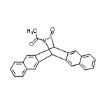 CAS 登录号：454675-76-4， 1-[23-氧代-23-硫杂-24-氮杂六环[10.10.2.0<sup>2,11</sup>.0<sup>4,9</sup>.0<sup>13,22</sup>.0<sup>15,20</sup>]二十四-2(11),3,5,7,9,13,15,17,19,21-癸烯-24-基]乙酮