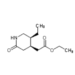 CAS#: 457623-01-7, Ethyl [(4R,5S)-5-Ethyl-2-Oxo-4-Piperidinyl]Acetate