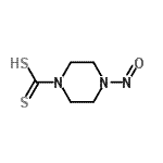 CAS#: 45946-66-5, 4-Nitroso-1-Piperazinecarbodithioic Acid