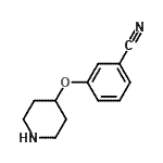CAS#: 459819-37-5, 3-(4-Piperidinyloxy)Benzonitrile