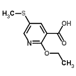 CAS#: 459833-81-9, 2-Ethoxy-5-(Methylsulfanyl)Nicotinic Acid