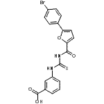 CAS#: 461402-58-4, 3-({[5-(4-Bromophenyl)-2-Furoyl]Carbamothioyl}Amino)Benzoic Acid