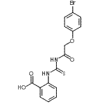 CAS#: 461417-11-8, 2-({[(4-Bromophenoxy)Acetyl]Carbamothioyl}Amino)Benzoic Acid