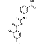 CAS#: 461419-32-9, 3-{[(2-Chloro-4-Methylbenzoyl)Carbamothioyl]Amino}Benzoic Acid