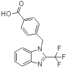 CAS#: 461665-33-8, 4-[[2-(Trifluoromethyl)-1H-Benzimidazol-1-Yl]Methyl]-Benzoic Acid