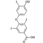 CAS#: 4618-45-5, 4-(4-Hydroxy-3-Iodophenoxy)-3,5-Diiodobenzoic Acid