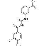 CAS#: 462096-61-3, 3-{[(3-Chloro-4-Methylbenzoyl)Carbamothioyl]Amino}Benzoic Acid