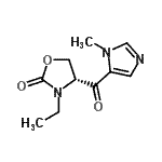 CAS#: 462100-53-4, (4R)-3-Ethyl-4-[(1-Methyl-1H-Imidazol-5-Yl)Carbonyl]-1,3-Oxazolidin-2-One