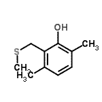 CAS#: 4626-23-7, 3,6-Dimethyl-2-[(Methylsulfanyl)Methyl]Phenol