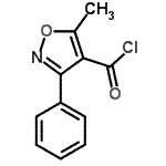CAS 登录号：465514-03-8， 5-甲基-3-苯基-1,2-恶唑-4-甲酰氯