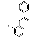 CAS 登录号：465514-65-2， 2-(2-氯苯基)-1-(4-吡啶基)乙酮