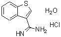CAS 登录号：465515-36-0， 1-苯并噻吩-3-甲脒盐酸盐水合物