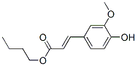 CAS 登录号:4657-33-4, 4'-羟基-3'-甲氧基肉桂酸丁酯
