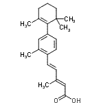 CAS#: 4657-47-0, (2E,4E)-3-Methyl-5-[2-Methyl-4-(2,6,6-Trimethyl-1-Cyclohexen-1-Yl)Phenyl]-2,4-Pentadienoic Acid