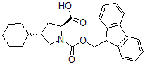 CAS 登录号：467438-40-0， (2S,4S)-4-环己基-1,2-吡咯烷二羧酸 1-(9H-芴-9-基甲基)酯