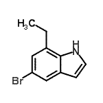 CAS#: 467451-94-1, 5-Bromo-7-Ethyl-1H-Indole