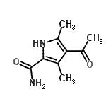 CAS 登录号：467470-45-7， 4-乙酰基-3,5-二甲基-1H-吡咯-2-甲酰胺