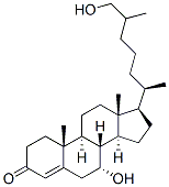 CAS 登录号：4675-38-1， 7alpha,26-二羟基-4-胆甾烯-3-酮