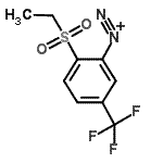 CAS 登录号：46811-46-5， 2-(乙基磺酰基)-5-(三氟甲基)偶氮苯