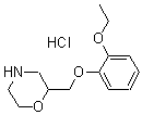 CAS#: 46817-91-8, 2-((2-Ethoxyphenoxy)methyl)morpholine hydrochloride