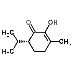 CAS 登录号：468722-68-1， (6R)-2-羟基-6-异丙基-3-甲基-2-环己烯-1-酮