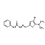 CAS#: 469885-16-3, (2E)-2-{[4-Bromo-5-(Dimethylamino)-2-Furyl]Methylene}-N-Phenylhydrazinecarbothioamide