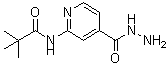 CAS 登录号：470463-39-9， 2-[(2,2-二甲基-1-氧代丙基)氨基]-4-吡啶甲酰肼