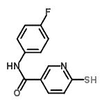 CAS#: 470465-75-9, N-(4-Fluorophenyl)-6-Thioxo-1,6-Dihydro-3-Pyridinecarboxamide