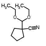 CAS#: 471864-45-6, 1-(Diethoxymethyl)Cyclopentanecarbonitrile