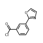 CAS#: 473538-14-6, 3-(1,3-Oxazol-2-Yl)Benzoyl Chloride