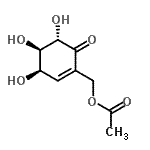CAS#: 473791-23-0, [(3R,4R,5S)-3,4,5-Trihydroxy-6-Oxo-1-Cyclohexen-1-Yl]Methyl Acetate