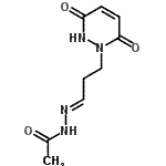 CAS#: 474333-22-7, N'-[(1E)-3-(3,6-Dioxo-3,6-Dihydro-1(2H)-Pyridazinyl)Propylidene]Acetohydrazide