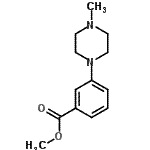 CAS 登录号：474334-89-9， 甲基3-(4-甲基-1-哌嗪基)苯甲酸酯