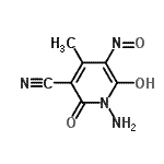 CAS#: 474384-65-1, 1-Amino-6-Hydroxy-4-Methyl-5-Nitroso-2-Oxo-1,2-Dihydro-3-Pyridinecarbonitrile