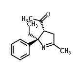 CAS#: 474556-19-9, 1-[(2R,3R)-2-Ethyl-5-Methyl-2-Phenyl-3,4-Dihydro-2H-Pyrrol-3-Yl]Ethanone