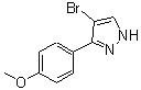 CAS # 474706-38-2, 4-Bromo-3-(4-Methoxyphenyl)-1H-Pyrazole